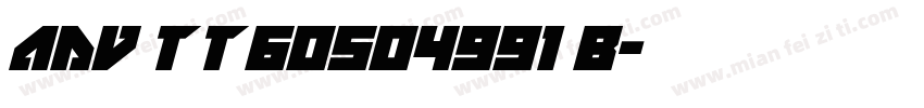 Adv T T 60504991 B字体转换